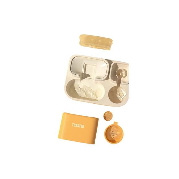 MewMew Milk & Bread Water Grain Double Bowl Cats Small Dogs Water Food Bowls - Picture 7 of 9